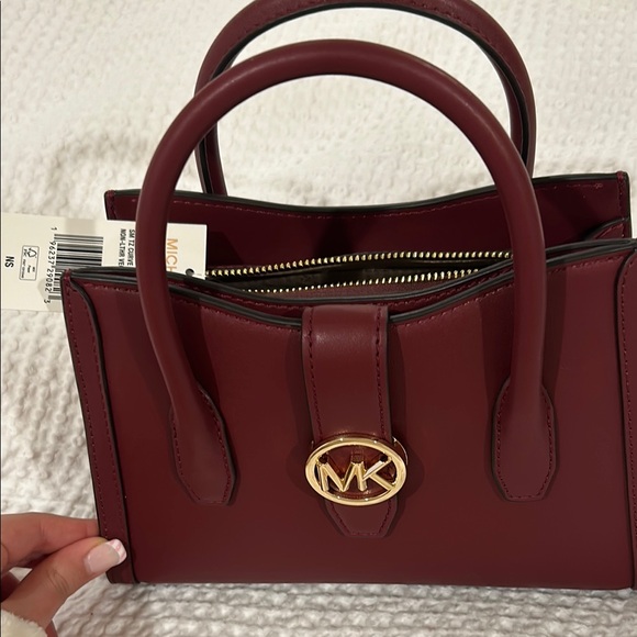 Michael Kors Burgundy Leather Handbag ♥️HP!♥️ - Picture 4 of 5